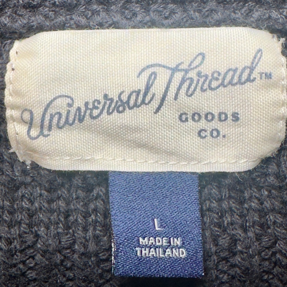 Universal Thread Euc Charcoal Crew Neck Sweater - image 4